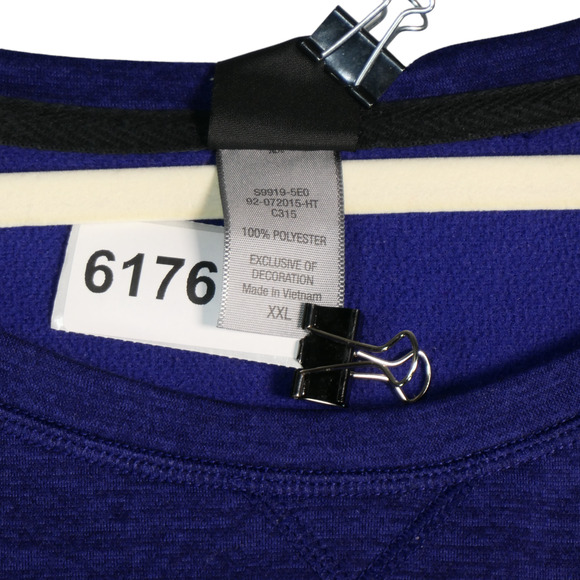 C9 Champion Sweatshirt Womans XXL Purple Fleece Lined Pullover Soft Boho - Picture 7 of 7